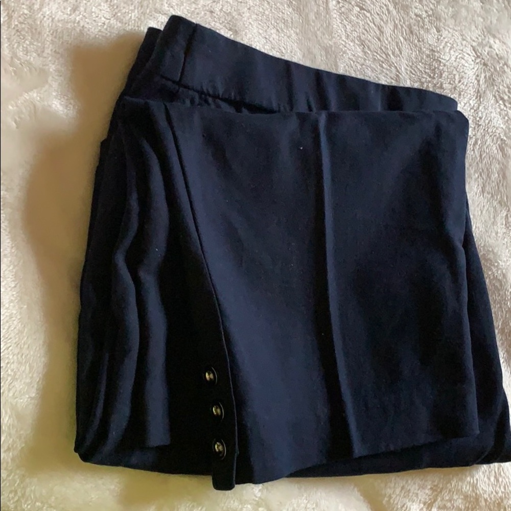 Blue capris